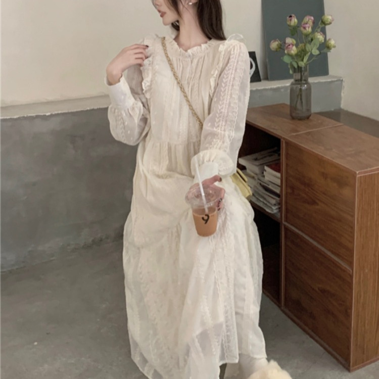 Lace autumn dress