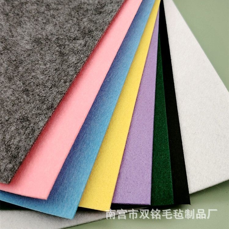 Wool felt DIY craft materials, 2mm thick non-woven fabric, for kindergarten decorations, multi-colored felt fabric, wholesale Wool felt DIY craft materials, 2mm thick non-woven fabric, for kindergarten decorations, multi-colored felt fabric, wholesale