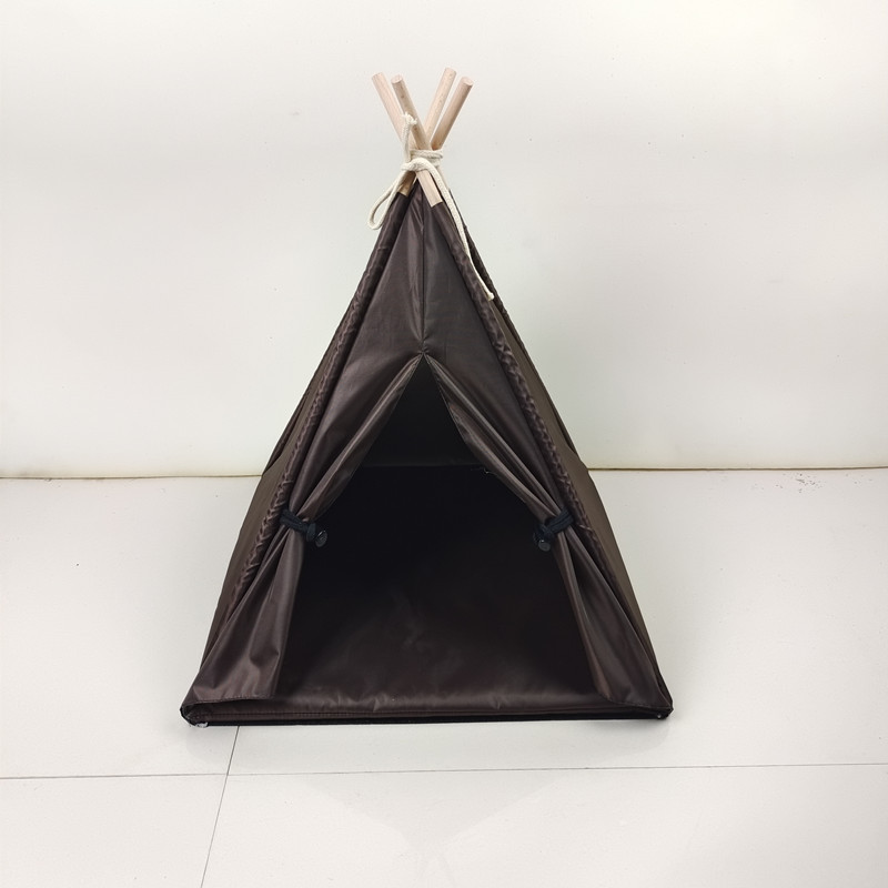 Tienda de mascotas impermeable recubierto de plata Oxford tela extraíble y lavable Teddy Bear Cat Dog suministros para mascotas de tamaño pequeño y mediano