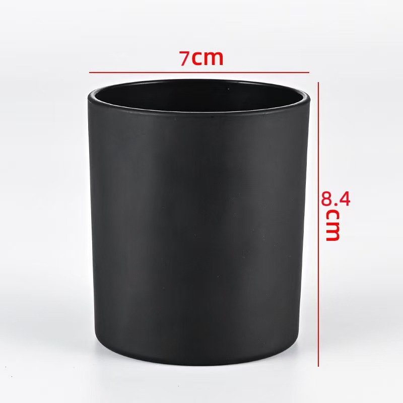 Transfronterizos para vasos de vidrio vela resistente al calor Amazon explosión con taza de fragancia cubierta recipiente de cera de soja hecha a mano