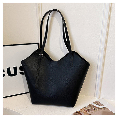 638g Weight Polyester Lining Material Magnetic Buckle Closure Type Double Shoulder Straps Strap Type Tote Bag Bags Type Casual, Daily, Shopping Occasion Pu Leather Material Solid Color Pattern All Seasons Season Women's Gender Classic Style Style Dumpling Shape Shape Women's Pu Leather Solid Color Classic Style Dumpling Shape Magnetic Buckle Tote Bag 18