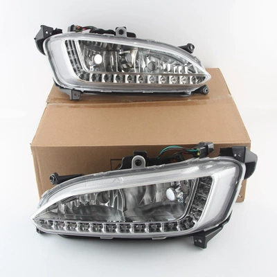 Front Fog Lamp, Fog lamp - 2-fog-lights-lamp-bead-type-left-l-with-line-speed