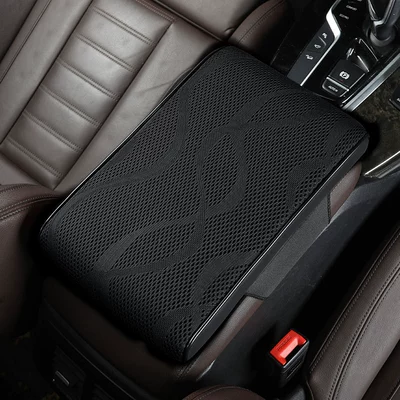 Armrest box pad, Universal Silk Memory Foam Armrest