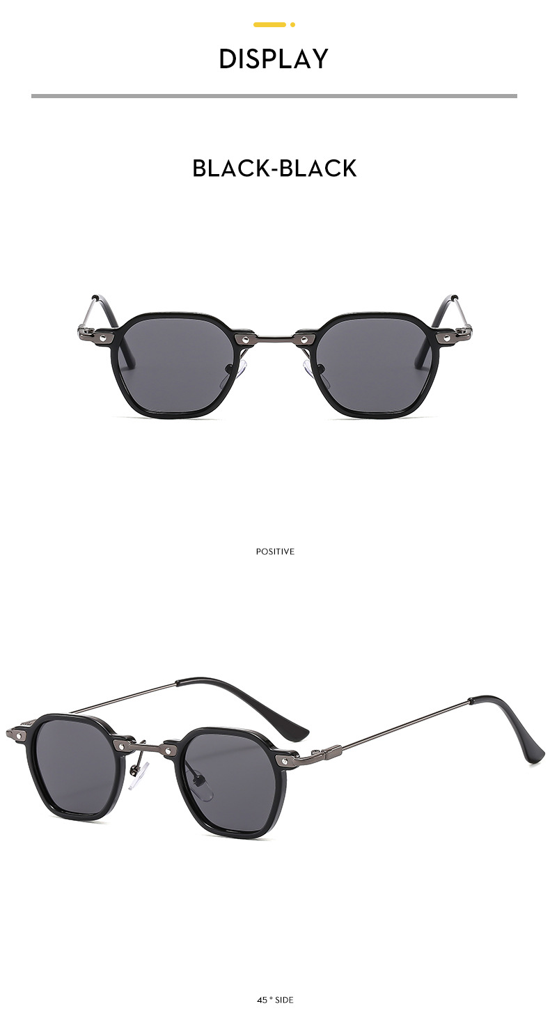 Square Hip-hop Sunglasses For Cycling Men Artistic Small Frame_voghion.com