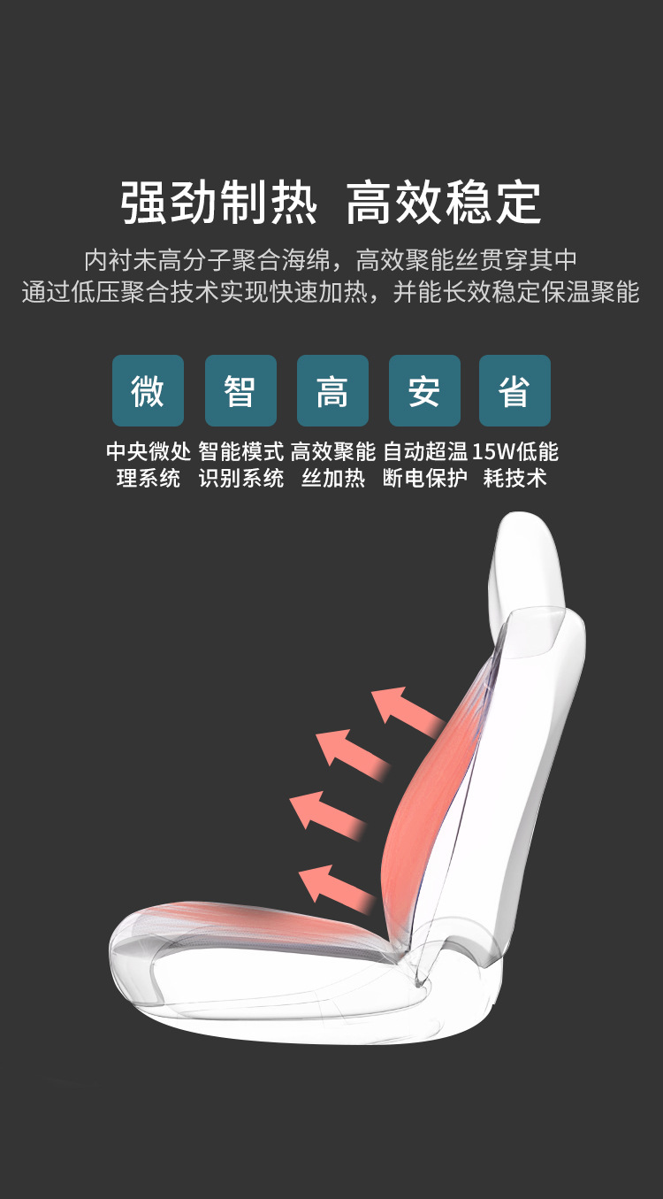 Cross-Border Car-Mounted Electric Massage Cushion Neck Shoulder Waist Back Massager Heated Massage Car Seat Cushion