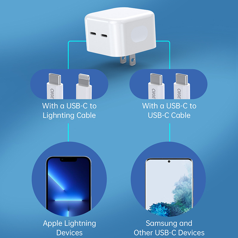 国境を越えた新型35wダブルpd急速充電type-cはアップル14携帯電話充電器ダブルc急速充電pd充電ヘッドを適用している|undefined