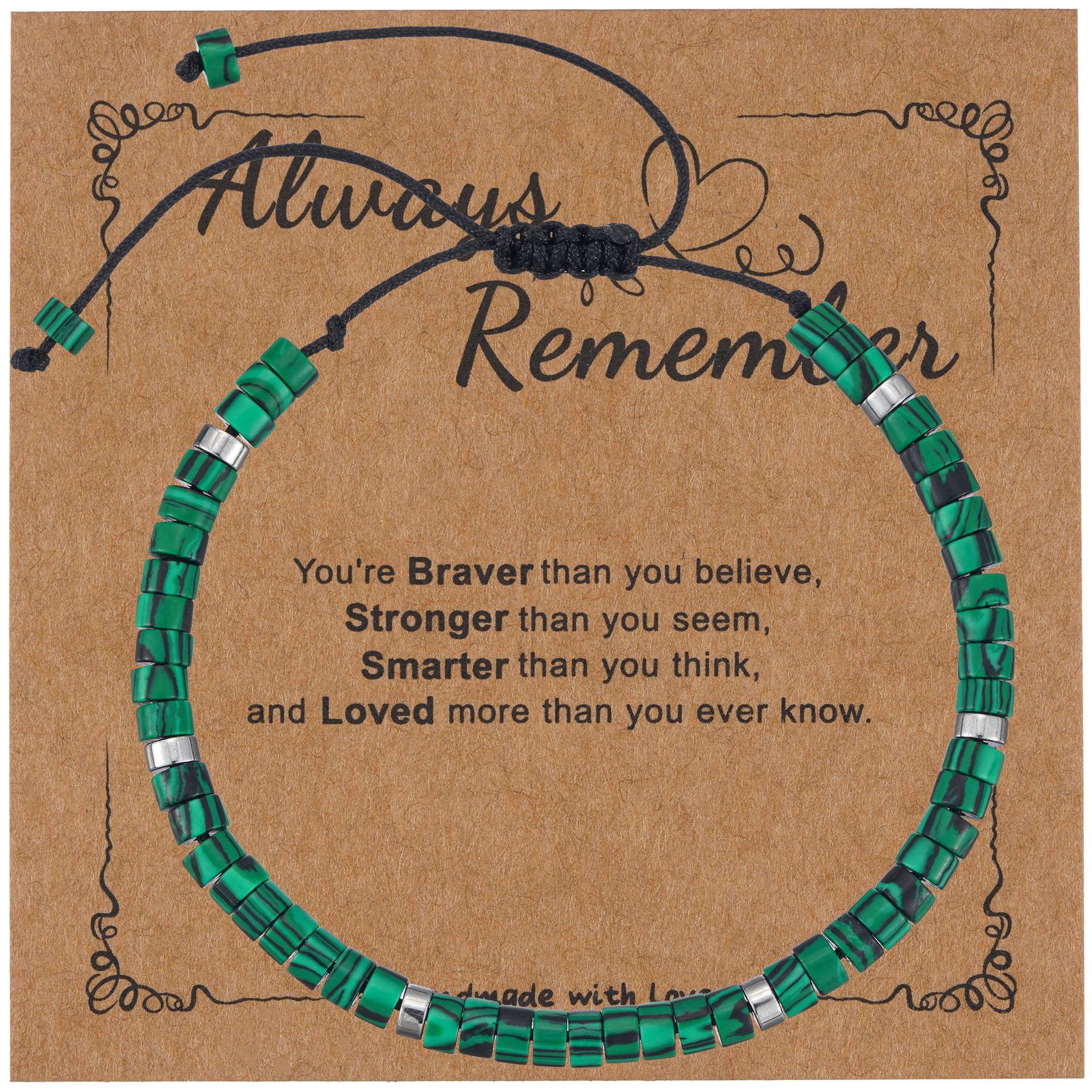 Cards malachite, bracelet
