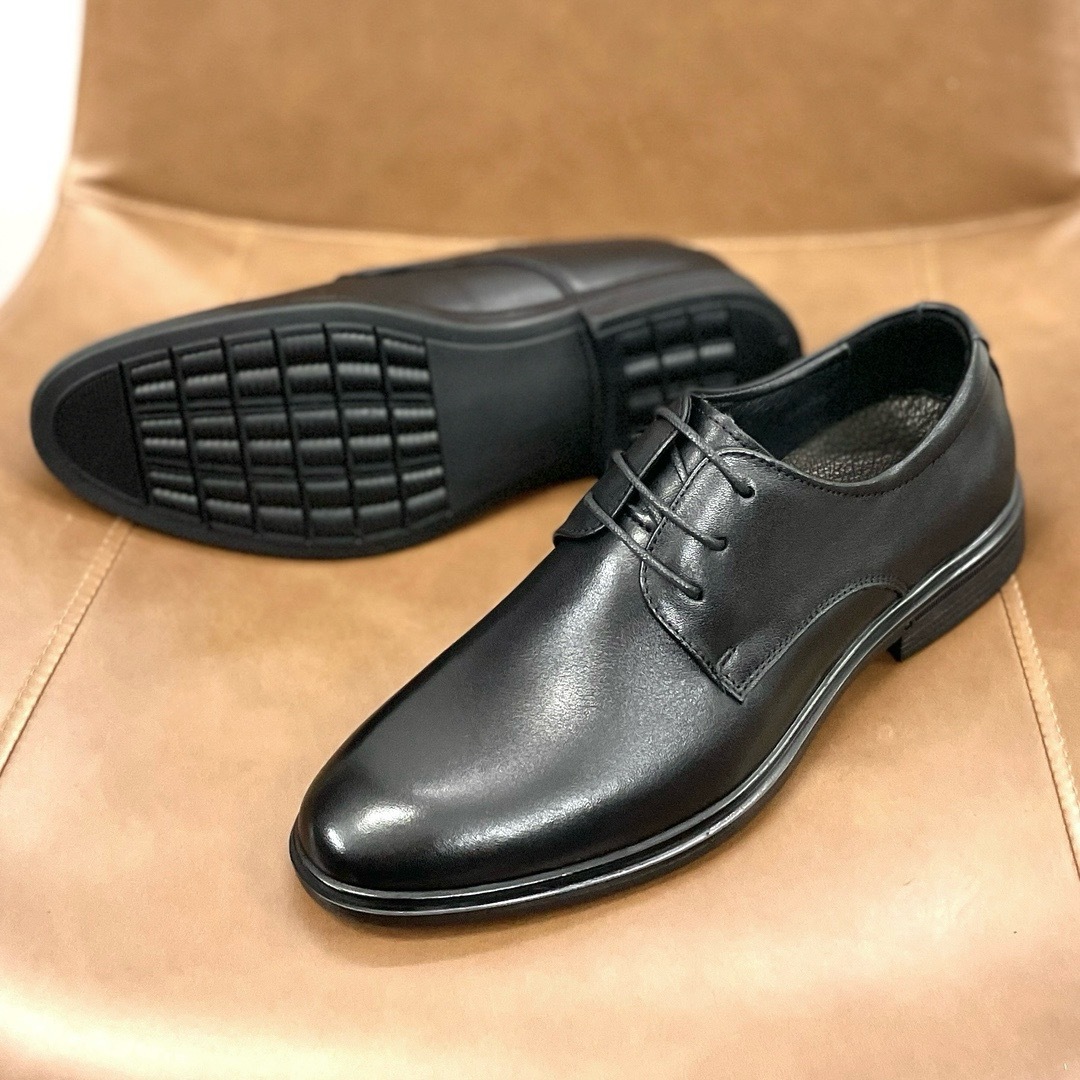 ShoeVault First Layer Business Unità di lavoro amministrativa completa Abbinamento primavera e autunno Pelle bovina Formale Uomo_voghion.com