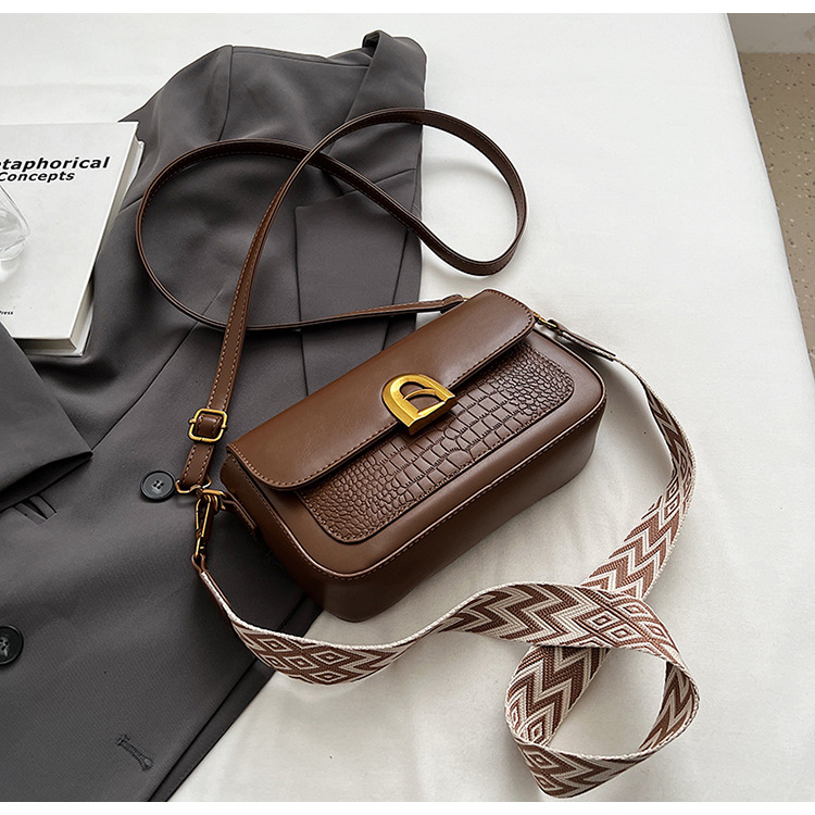 Women's Crossbody Bag Crocodile Pattern Shoulder Bag For Autumn_voghion.com