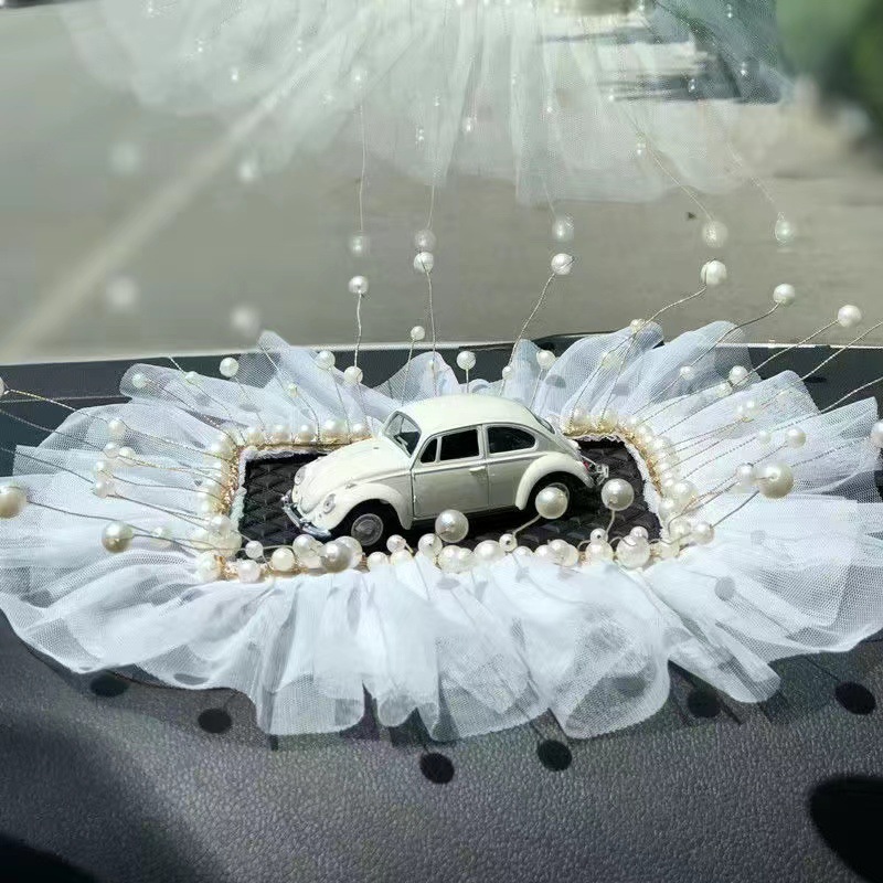 Artículo creativo de la chica del mar adornos de automóviles perfume encantador ángel perfume de automóvil perla base de diamante perfumado perdurable