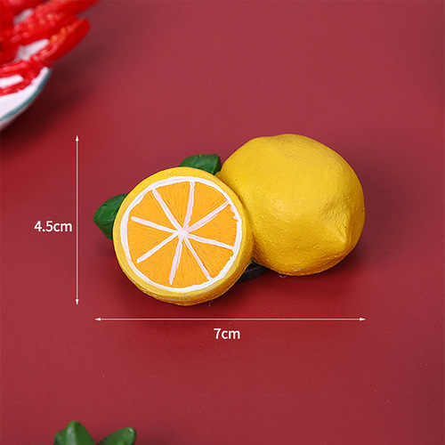 New fruit food resin refrigerator magnet three-dimensional cartoon magnet creative home decoration magnetic sticker wholesale