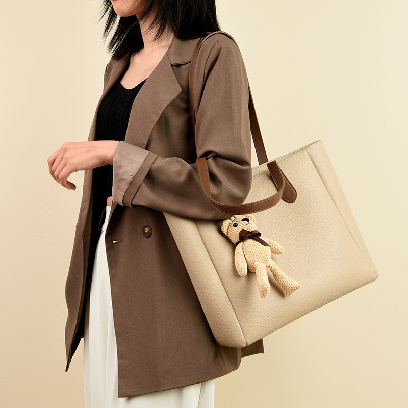 Women's Bag Tote Bag Korean Style Retro Commuter Large Capacity Bag All-match High-end Shoulder Bag_voghion.com