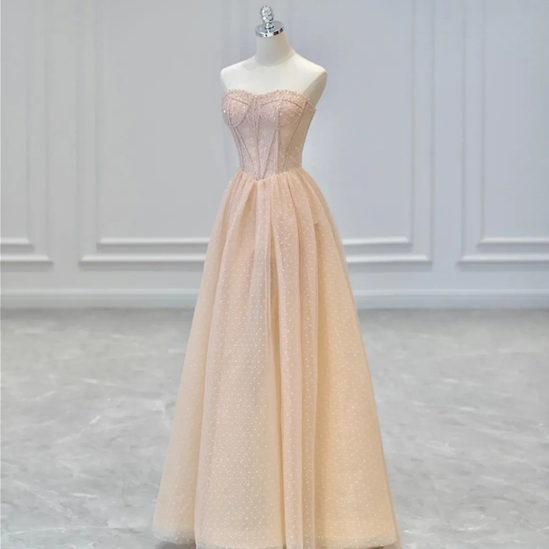 Vestido de noche para mujer 2026, nuevo estilo, elegante para banquetes, fiestas anuales, estilo hada, para examen artístico, actuación vocal, anfitriona social. image 5