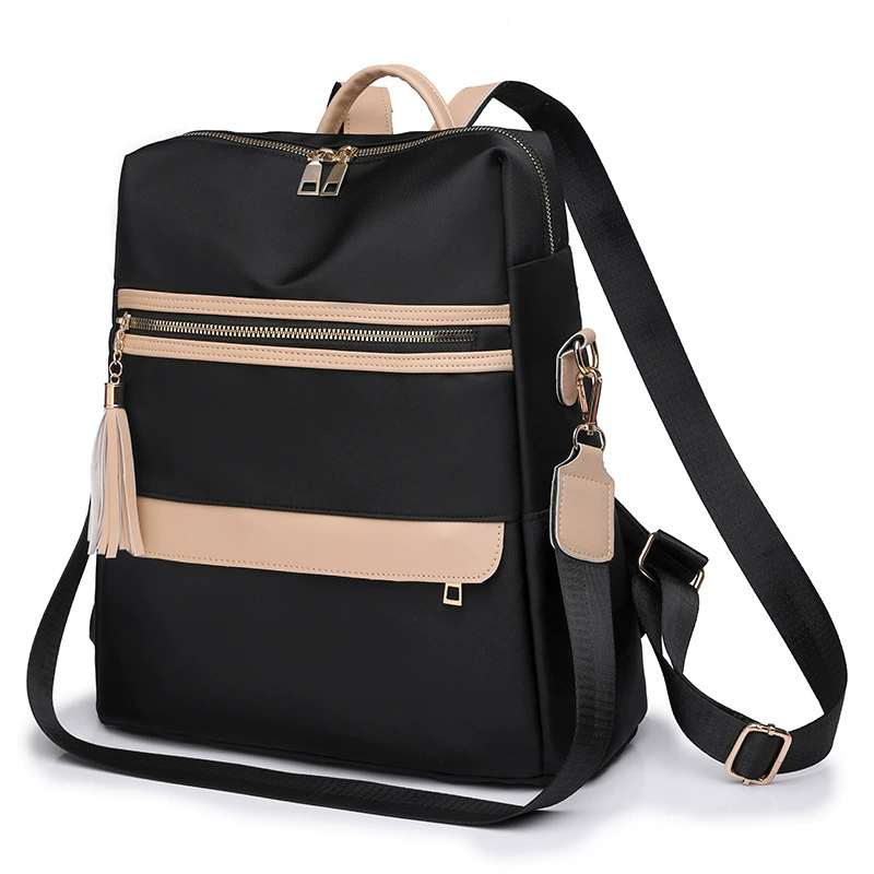 Backpack for leisure, quality trend capacious bag