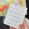 Желейные цветные сердца