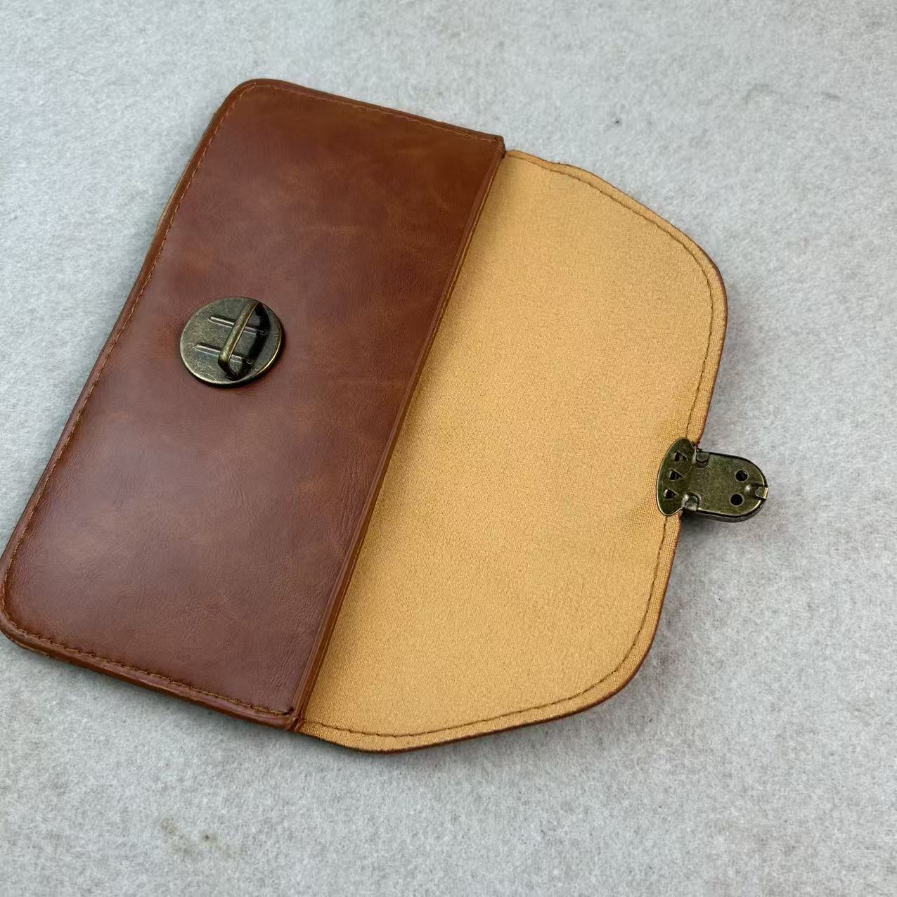 Best-selling Men's Vertical Casual Phone Pouch Belt Bag Slim Mini Multifunctional Sports Crossbody Bag Wholesale