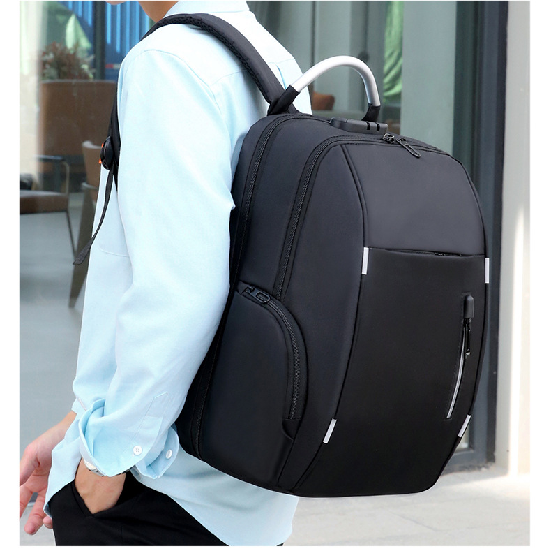 Waterproof 18 Inch Laptop Backpack Business School Backpacks display picture 6