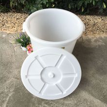 供应100升包装桶大白桶牛筋塑料桶户外垃圾桶发酵酿酒塑料水桶