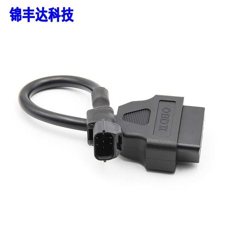 3PIN TO 16PIN电喷摩托车转换线适用于光阳KYMCO 摩托车转接线