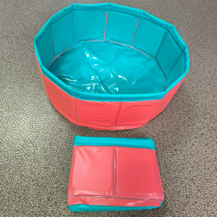 Foldable Pet Pool, Portable PVC or Composite Lining, Anti-Slip Bottom, Multiple Sizes