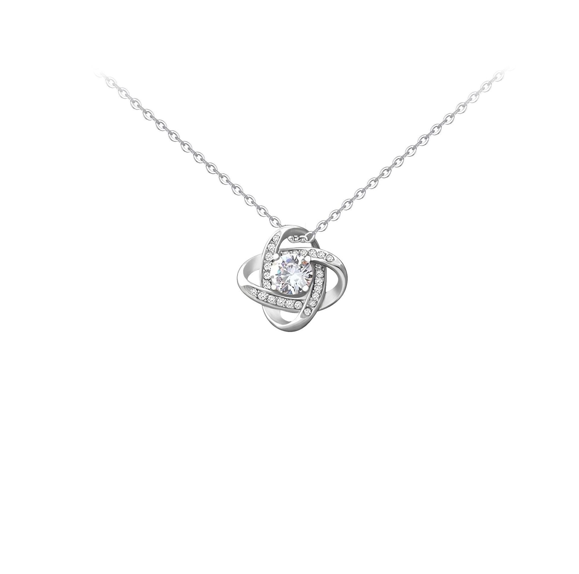 Sterling Silver Four-leaf Clover Necklace For Women Elegant Style_voghion.com