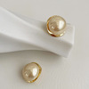 Fashionable sexy advanced earrings from pearl, french style, light luxury style