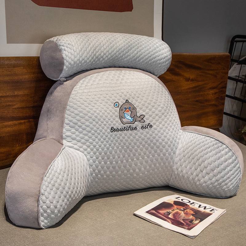 De dibujos animados de frijol de hielo cojín del sofá cojín de oficina en casa cintura almohada de peluche de juguete femenino Regalo de Cumpleaños lote