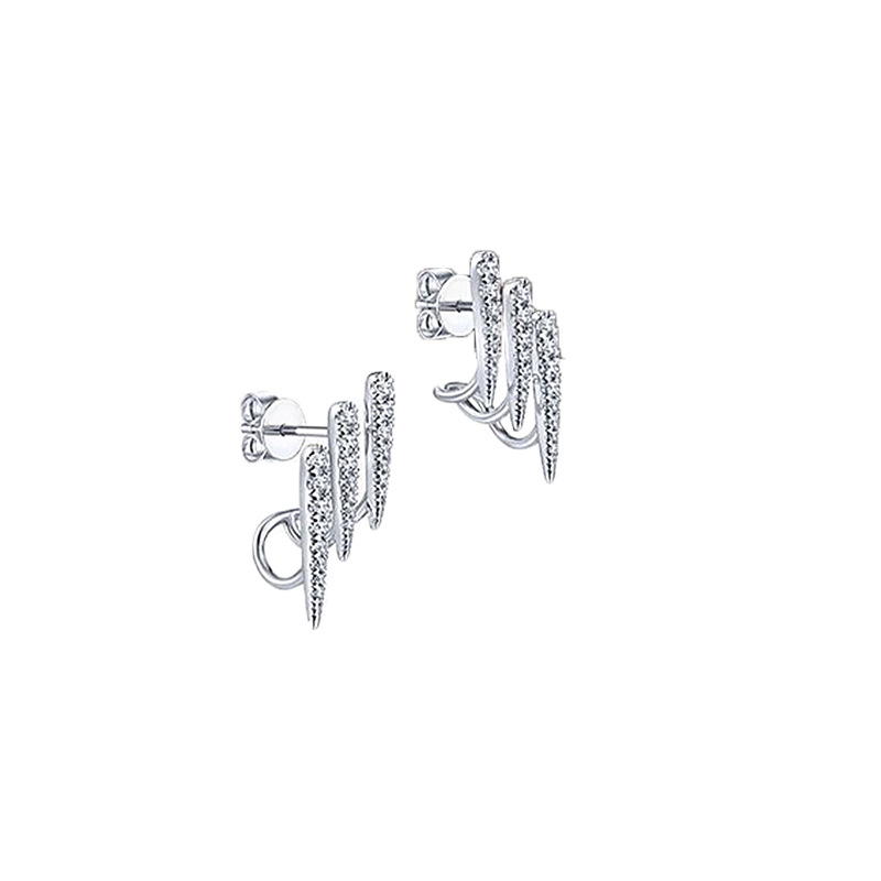 Unique Ear Studs For Women Elegant Minimalist Drop Earrings Autumn_voghion.com