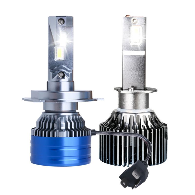 (2개) 24V 트럭 LED 전조등 H1H7H3 슈퍼 밝은 스포트라이트 H4 강한 빛 전조등 거품 안개 램프의 먼 가까운 통합 수정