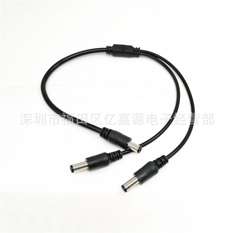 1 минута 2 DC линия 3 Мужчина к мужчине DC1 перетащите 2 проводник 5,5*2,1mm DC распределительная линия 1 в 2 из