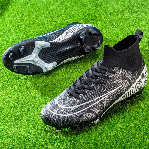 Cross-border football shoes for boys and girls with broken spikes for students and teenagers, artificial grass for couples, spike training wholesale