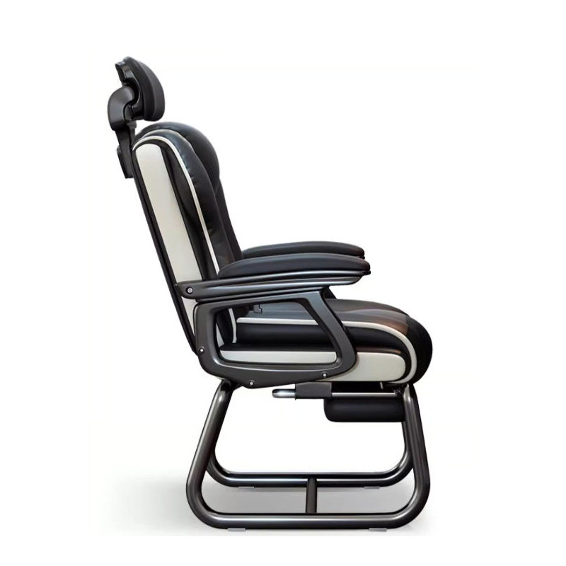 Silla de computadora arcada de oficina para almuerzo doméstico confortable asiento de sofá para estudiantes universitarios con pies fijos