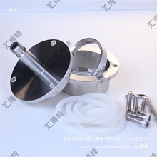 不锈钢304管式炉法兰 水冷法兰座石英玻璃刚玉管真空密封快装法兰