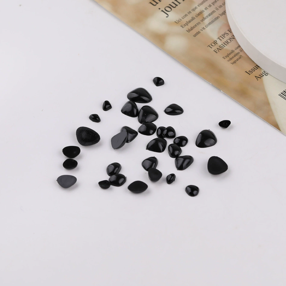 Треугольник плоский черный Кукла нос патч DIY ручной работы домашние плюшевые игрушки глаз ювелирный материал аксессуары
