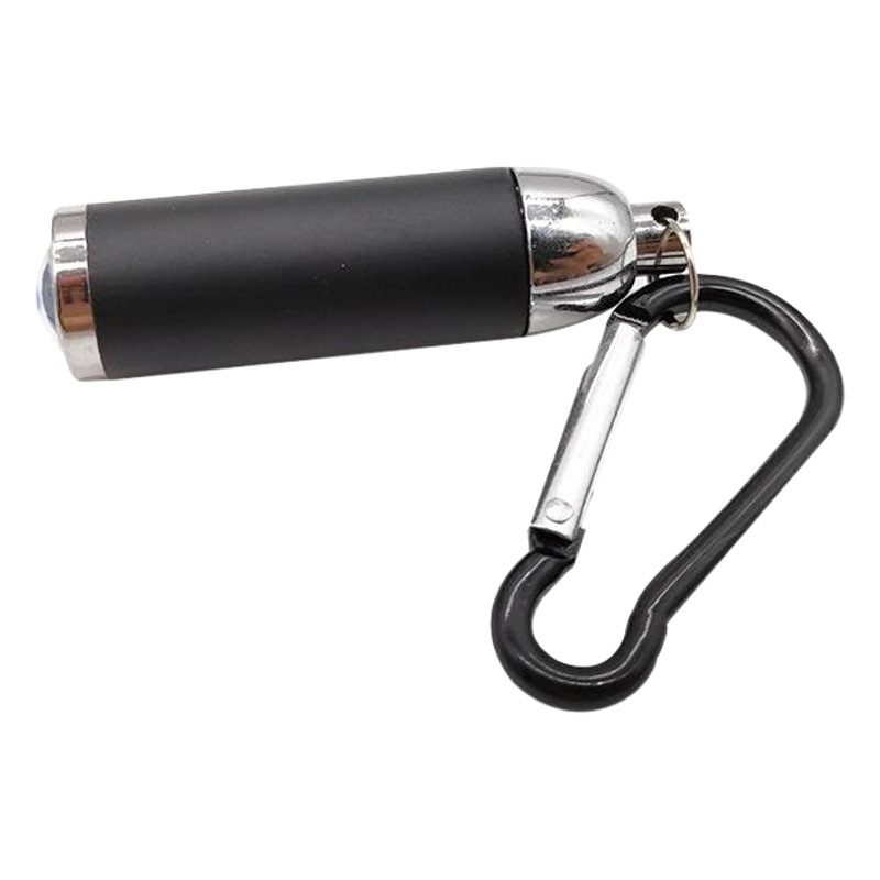 Mini retráctil linterna zoom LED llavero al aire libre pequeña linterna imprimible LOGO mosquetón clave lámpara