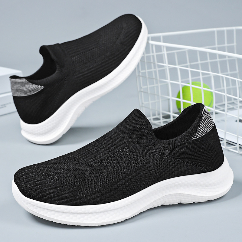 Zapatos de hombre de verano nuevos zapatos transpirables no olor pies zapatos de papá poliuretano suela suave cómodos zapatos casuales de mediana edad