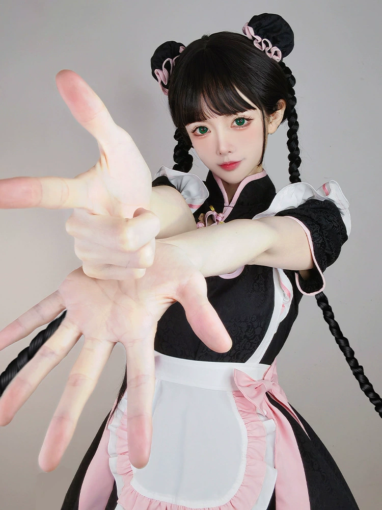 Genuine cheongsam, uniform, set, dress, Lolita style, cosplay, Chinese style