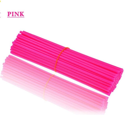bike color spoke sleeve — Motorcycle Safety Supplies - rose-red