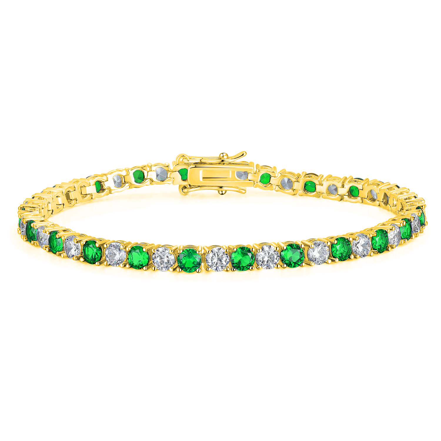Golden bracelet, 4mm