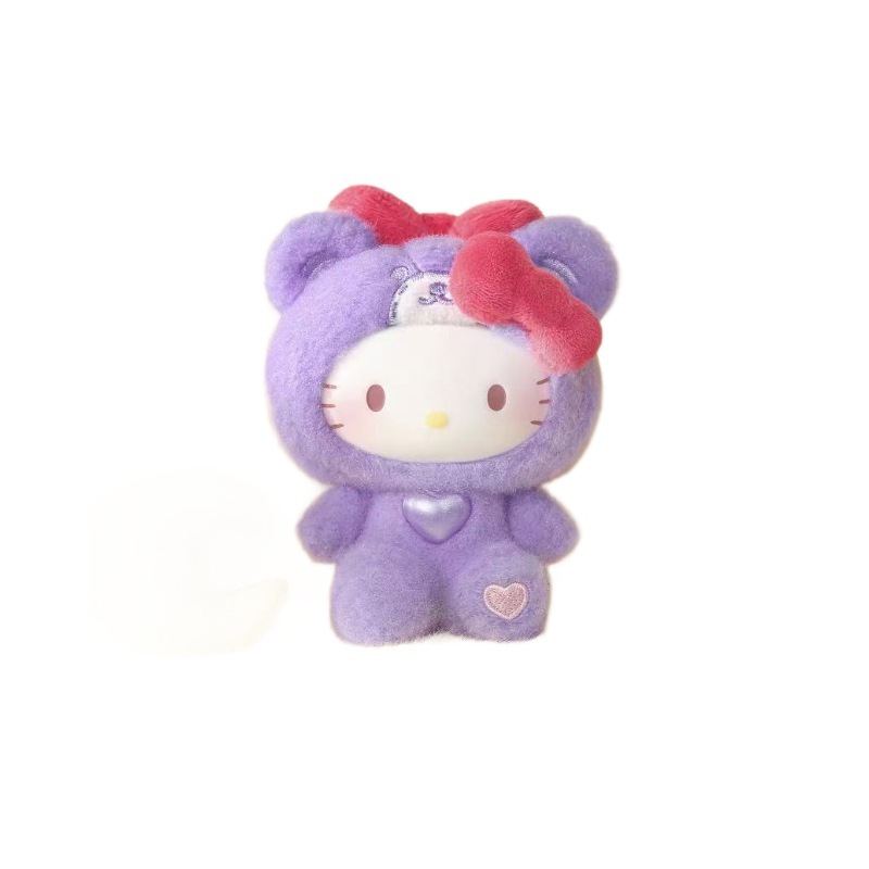 正版Hello kitty泰迪睡衣系列系列毛绒盲盒潮玩手办可爱公仔批发|undefined