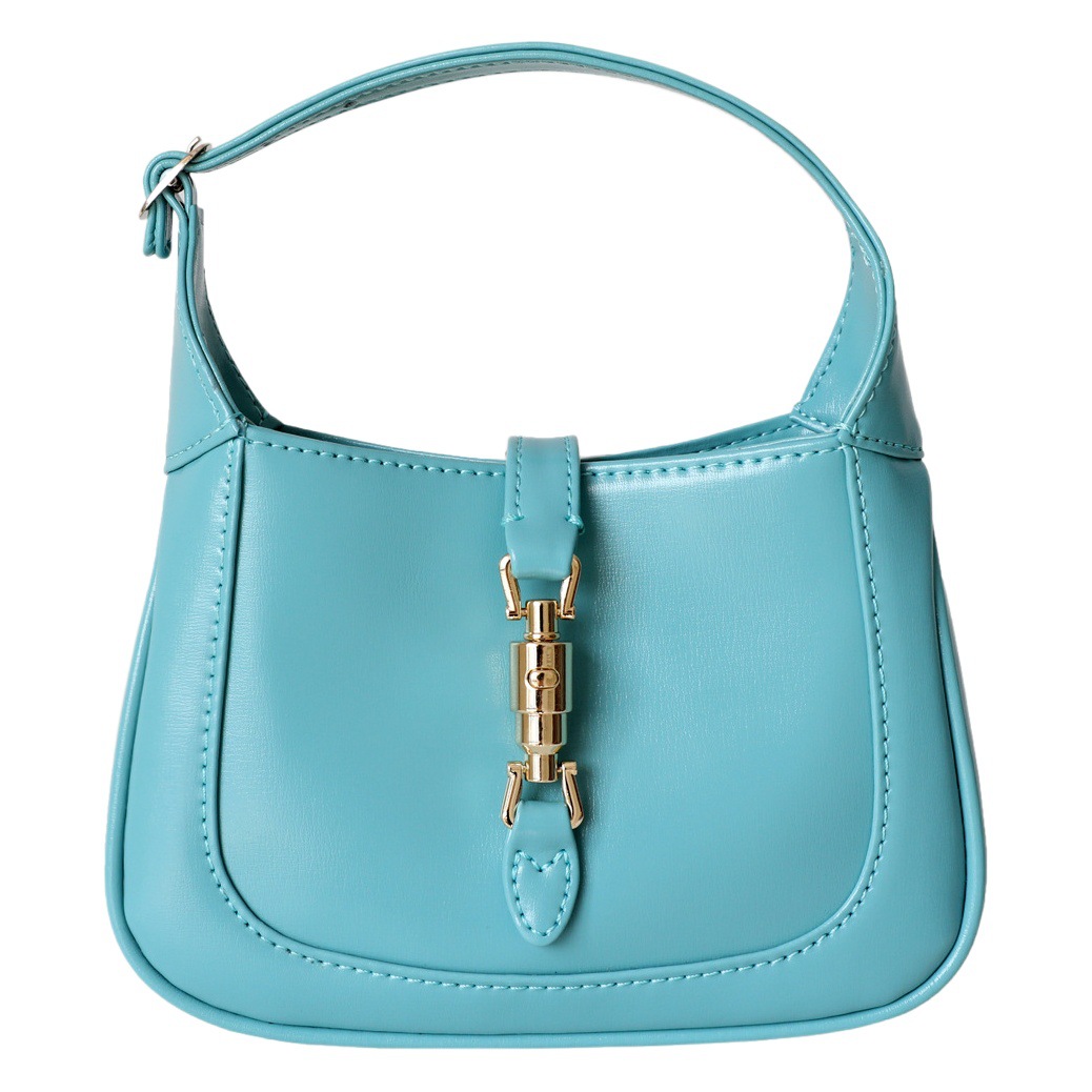 2024 nueva moda sillín francés axila bolsa nicho diseño retro caballo hebilla bolso