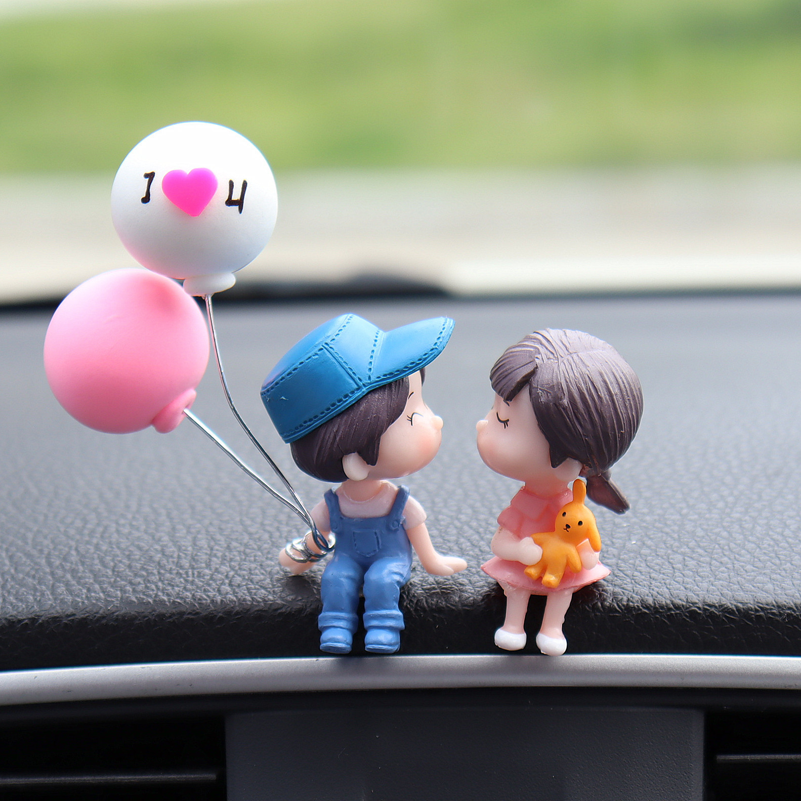 Lindo regalo para niñas, decoración de coche de pareja, decoración de coche, pastel, decoración de escritorio de oficina en el hogar