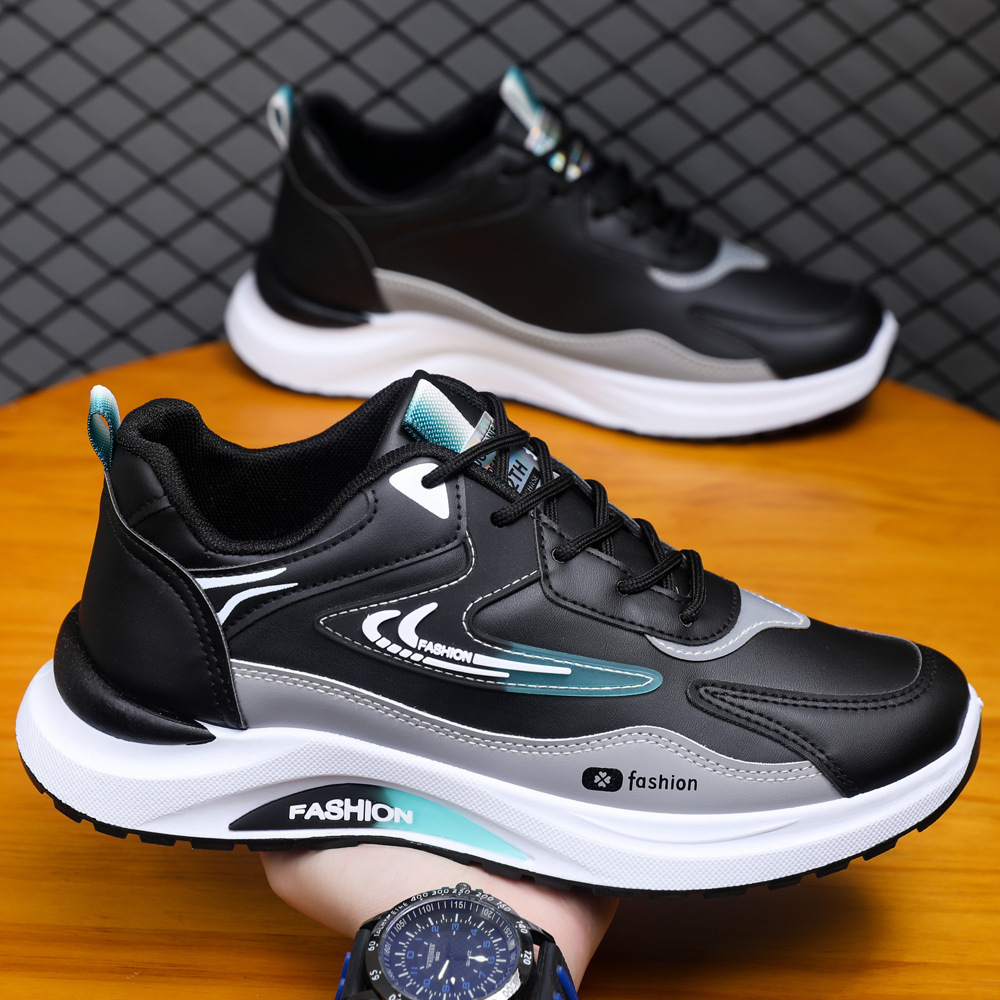 Zapatos transfronterizos de hombre transpirables y cómodos, zapatos casuales de hombre, moda, zapatos de suela gruesa, zapatos deportivos de moda para hombres.