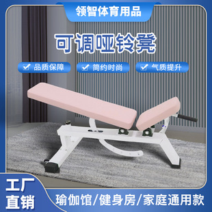 Adjustable Dumbbell Bench for Gym, Commercial Multi-Functional Auxiliary Bench Press Bench, Multi-Level Chair for Abdominal Muscle Training, Stable and Durable