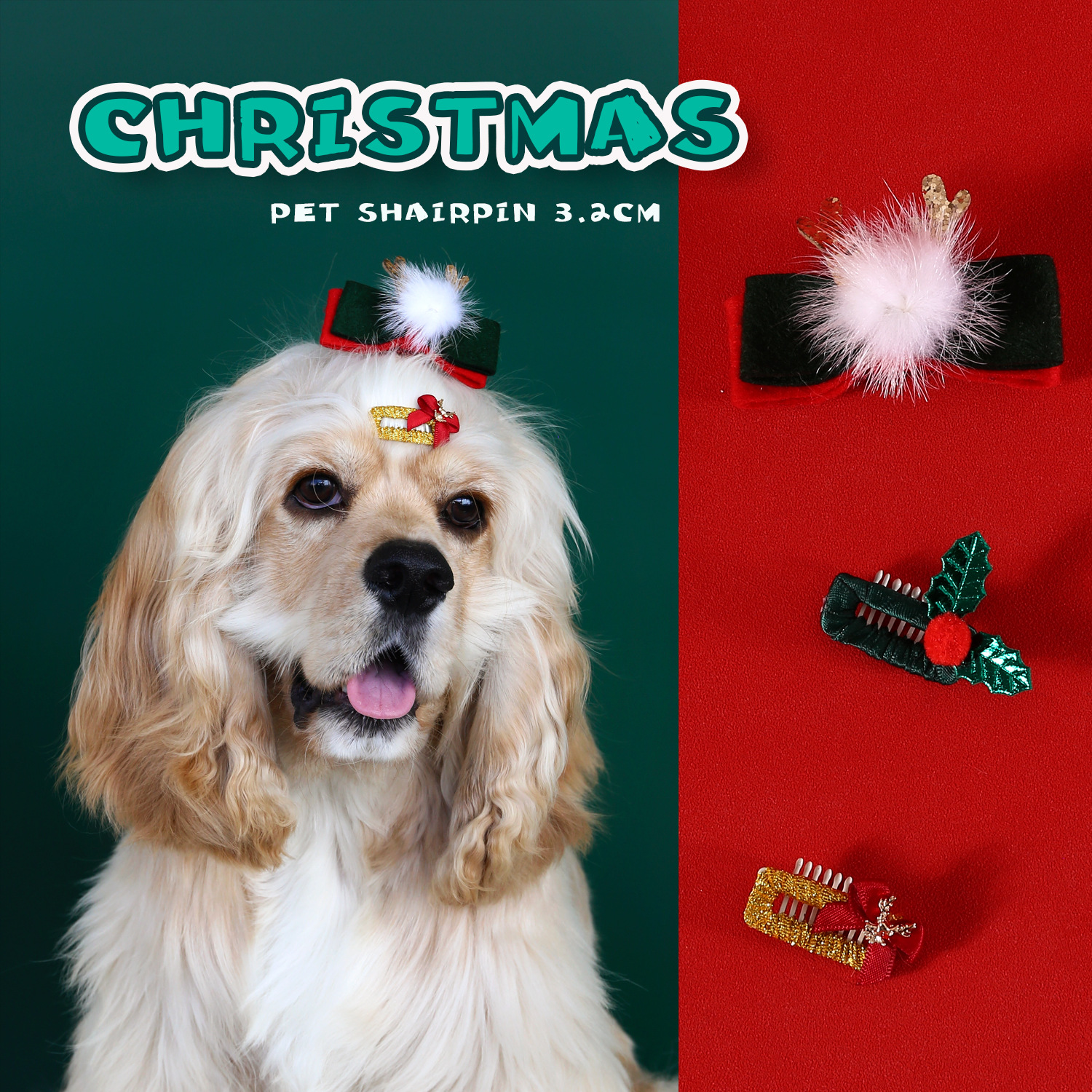 2024 mascotas navideñas peludos perros gatos peludos