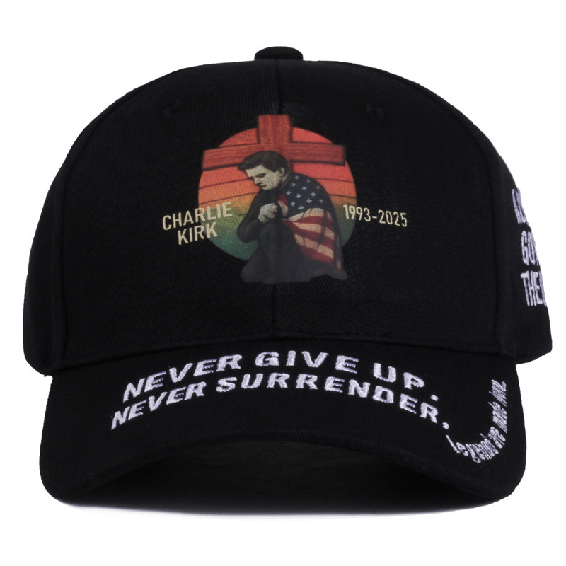 New Men's and Women's Baseball Caps with English Letters, American Flag Caps, Peaked Caps, Cross-Border Fan Hats, Team Hats