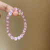 Fuchsia bracelet, 8mm
