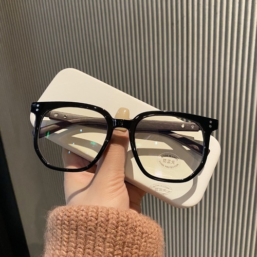 New Retro Wood Grain Leg Anti-blue Light Reading Glasses for Women, Over-the-counter Reading Glasses, Model 30128