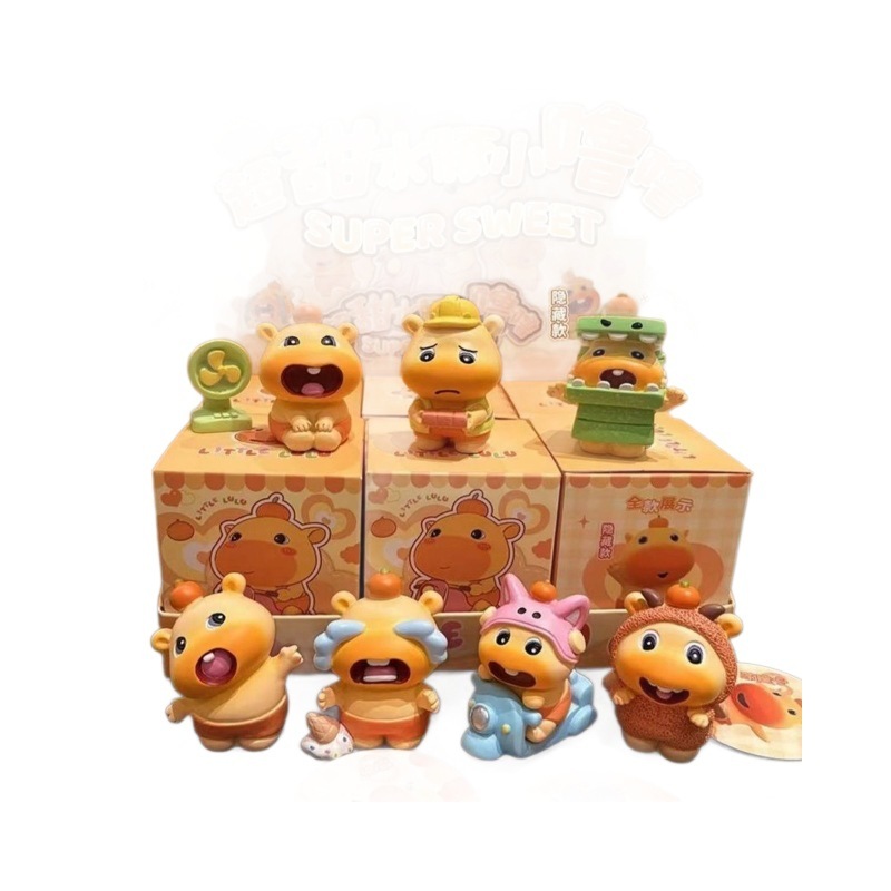 [スーパースイート] 新製品スーパースイートカピバラリトルルルブラインドボックストレンディなおもちゃフィギュアかわいい周辺カピバラクリエイティブカーパック|undefined