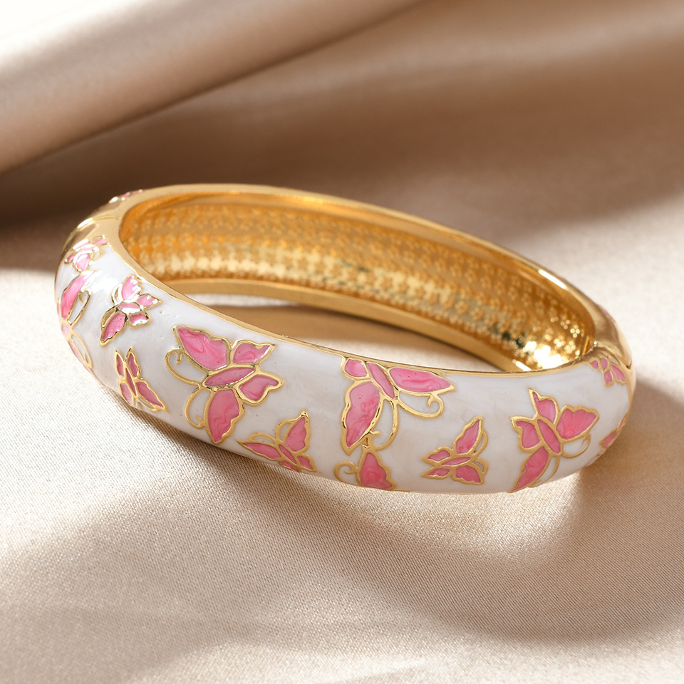 Rétro Papillon Alliage Bangles De Gros display picture 3